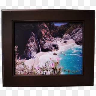 Brown Picture Frame Only - Julia Pfeiffer Burns State Park, Mcway Falls, HD Png Download