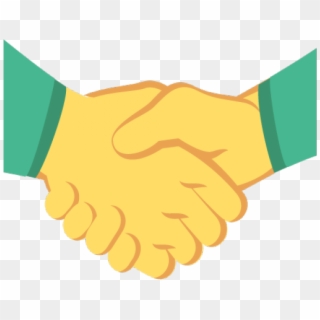 Hand Emoji Clipart Shake - Handshake Emoji, HD Png Download