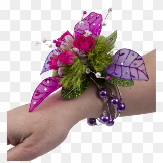 Keepsake Memory Wire Wrist Corsage - Artificial Flower, HD Png Download
