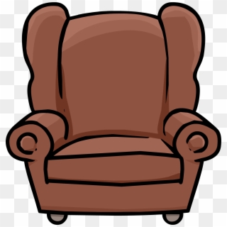 Book Room Arm Chair - Club Penguin Chair, HD Png Download