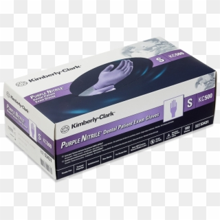 Kimberly Clark Purple Nitrile Exam Glove Box - Carton, HD Png Download