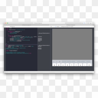 Enter Image Description Here - Swift Playground Single View, HD Png Download