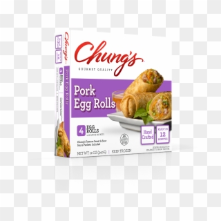 Chung's 4ct Pork Egg Rolls - Bun, HD Png Download