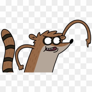 Stupid Face Png - Regular Show Rigby Ohh, Transparent Png