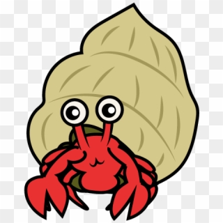 Hermit Crab Clipart Underwate Creature - Cute Hermit Crab Clipart, HD Png Download