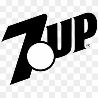7up Logo Png Transparent - 7 Up Logo Black And White, Png Download