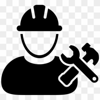 Vector Construction Worker Icon, HD Png Download