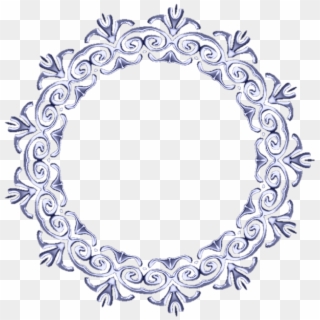 Cadre Rond Baroque Png - Circle, Transparent Png