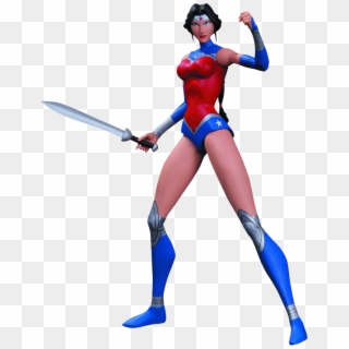 Wonder Woman 7 Action Figure - Figurine Wonder Woman Dc Action, HD Png Download