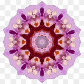 This Free Icons Png Design Of Orchid Kaleidoscope 6 - Circle, Transparent Png