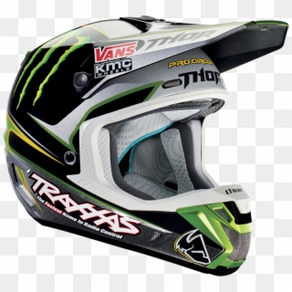 Thor Motocross Verge Pro Circuit Offroad Motorcycle - Thor Pro Circuit Monster Energy Helmet, HD Png Download