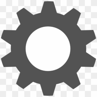 Gear Silhouette At - Sprocket Clip Art, HD Png Download