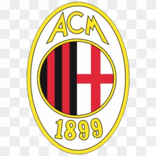 Escudo Ac Milan - Logo Dream League Milan, HD Png Download