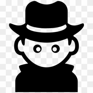Png File Svg - Man With Hat Icon, Transparent Png