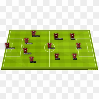 Ac Milan - Mexico Vs Germany Line Up, HD Png Download