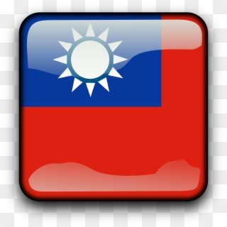 Taiwan Flag Province Of China Png Image - Taiwan Flag Square Png, Transparent Png