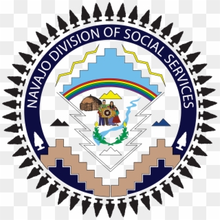 Navajo Nation Division Of Social Services - Navajo Nation Flag Seal, HD Png Download