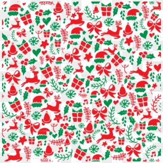 Christmas Holiday Pattnern Red Green White Giftwrap - Christmas Pattern Stag Red And Green, HD Png Download