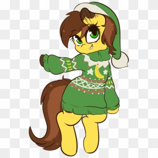 Wickedsilly, Christmas, Clothes, Earth Pony, Hat, Holiday, - Cartoon, HD Png Download