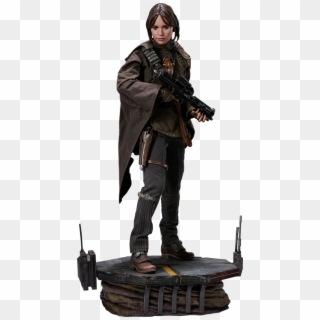 Star Wars Jyn Erso Premium Format Figure By Sideshow - Hot Toys Jyn Erso, HD Png Download