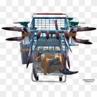 Dead Rising Clipart Airplane - Dead Rising Shopping Cart, HD Png Download