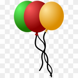 Balloons, Party, Green, Red, Yellow, Helium - Red Green And Yellow Balloons, HD Png Download