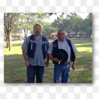 Jim With Creek Chief David Proctor - Family, HD Png Download