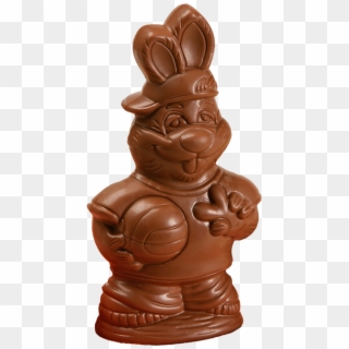 Chocolate Roger Basketball Bunny Is Available In Milk - Figurine, HD Png Download