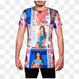 Av Covergirl Model - Active Shirt, HD Png Download