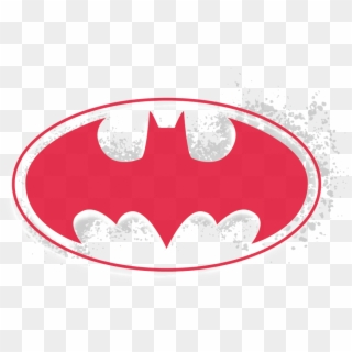 Batman Hardcore Noir Bat Logo Men's Ringer T Shirt - Batman Symbol, HD Png Download