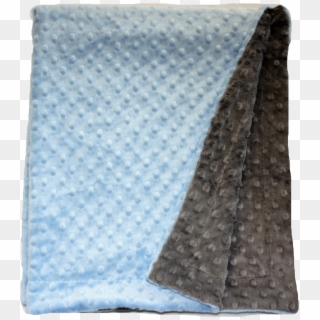 Lil' Cub Hub Minky Baby Blanket 29 X 35 Baby Blue/grey - Patchwork, HD Png Download