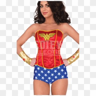 Wonder Woman Corset Costume, HD Png Download