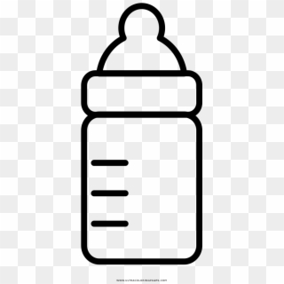 Baby Bottle Coloring Page, HD Png Download