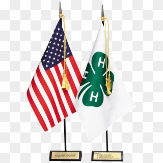 American Flag Pole Png - 4 H Officers, Transparent Png
