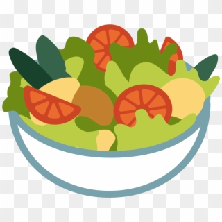 Plate Clipart Salad Plate - Transparent Salad Clipart, HD Png Download
