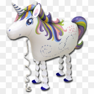Walking Balloon Unicorn - Unicorn Walking Balloon, HD Png Download