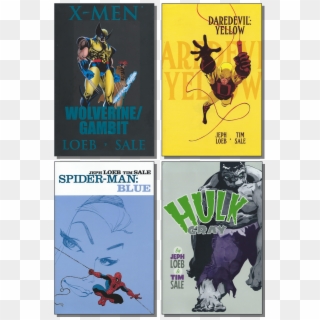As Seems To Be The Case With Many Fans, I Find A Great - Jeph Loeb & Tim Sale Yellow Blue, HD Png Download