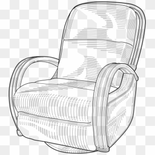 Chair Clip Recliner - Clipart Recliner Chair, HD Png Download