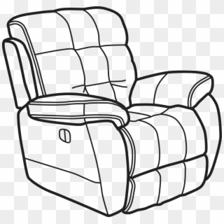 Nashua - Recliner Clipart Black And White, HD Png Download