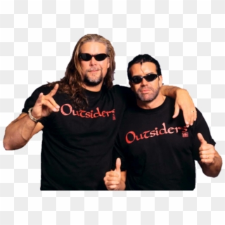 Wwe Sticker - Outsiders Hall And Nash, HD Png Download