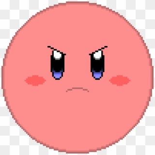 Unhappy Kirby - Terraria King Slime, HD Png Download