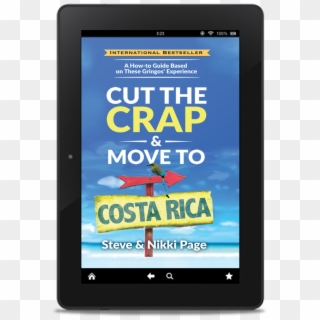 Cut The Crap & Move To Costa Rica Ebook Mockup - Mobile Device, HD Png Download