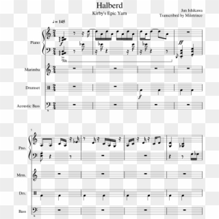 Halberd Sheet Music Composed By Jun Ishikawa Transcribed - Wagner Wedding March Pdf, HD Png Download