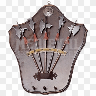 Mini Halberd Display Plaque With Pegs - Nipper, HD Png Download