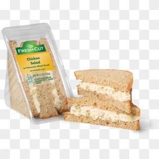 Chicken Salad Wedge - Whole Wheat Bread, HD Png Download