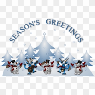 Seasons Greeting Card Front By Merlin 999px 340 - Seasons Greetings Cards Png, Transparent Png