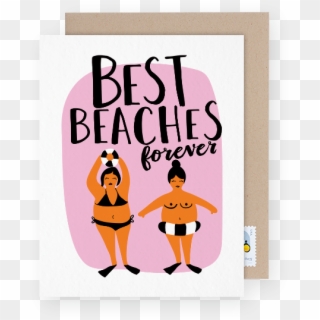 Funny Best Friends Greeting Card - Cartoon, HD Png Download