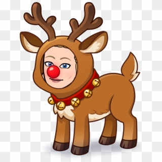 Reindeer Bitmoji, HD Png Download