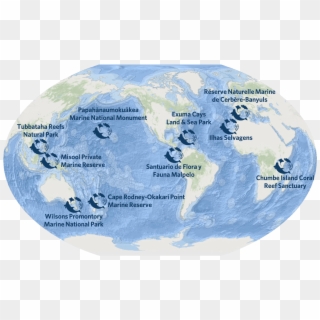 Global Ocean Refuges - Earth, HD Png Download
