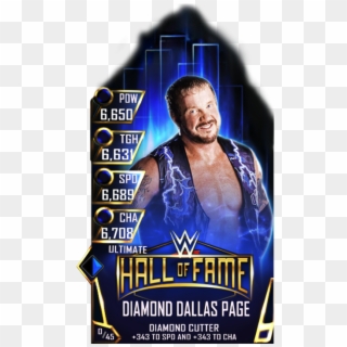 Ddp S3 13 Ultimate Halloffame - Wwe Supercard Hall Of Fame Cards, HD Png Download